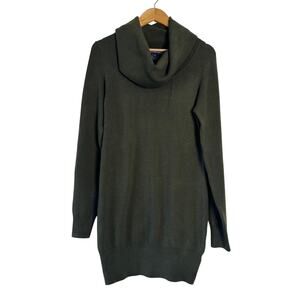green cowl neck sweater dress Charl Green Cowl Neck Mini Dress main image 1